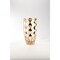 CC Home Furnishings 12.5” Gold Geometric Handblown Glass Vase Tabletop Decoration